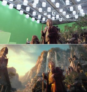 Movies Before After Green Screen Cgi Hobbit